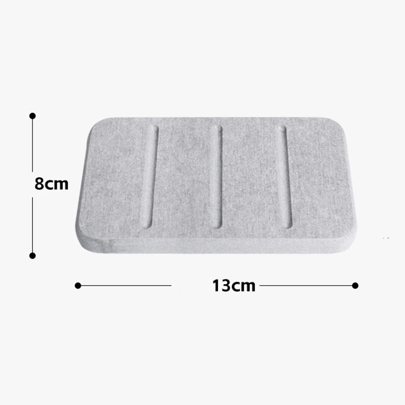 Diatomite Stone Soap Dish – Quick-Dry Bathroom Holder