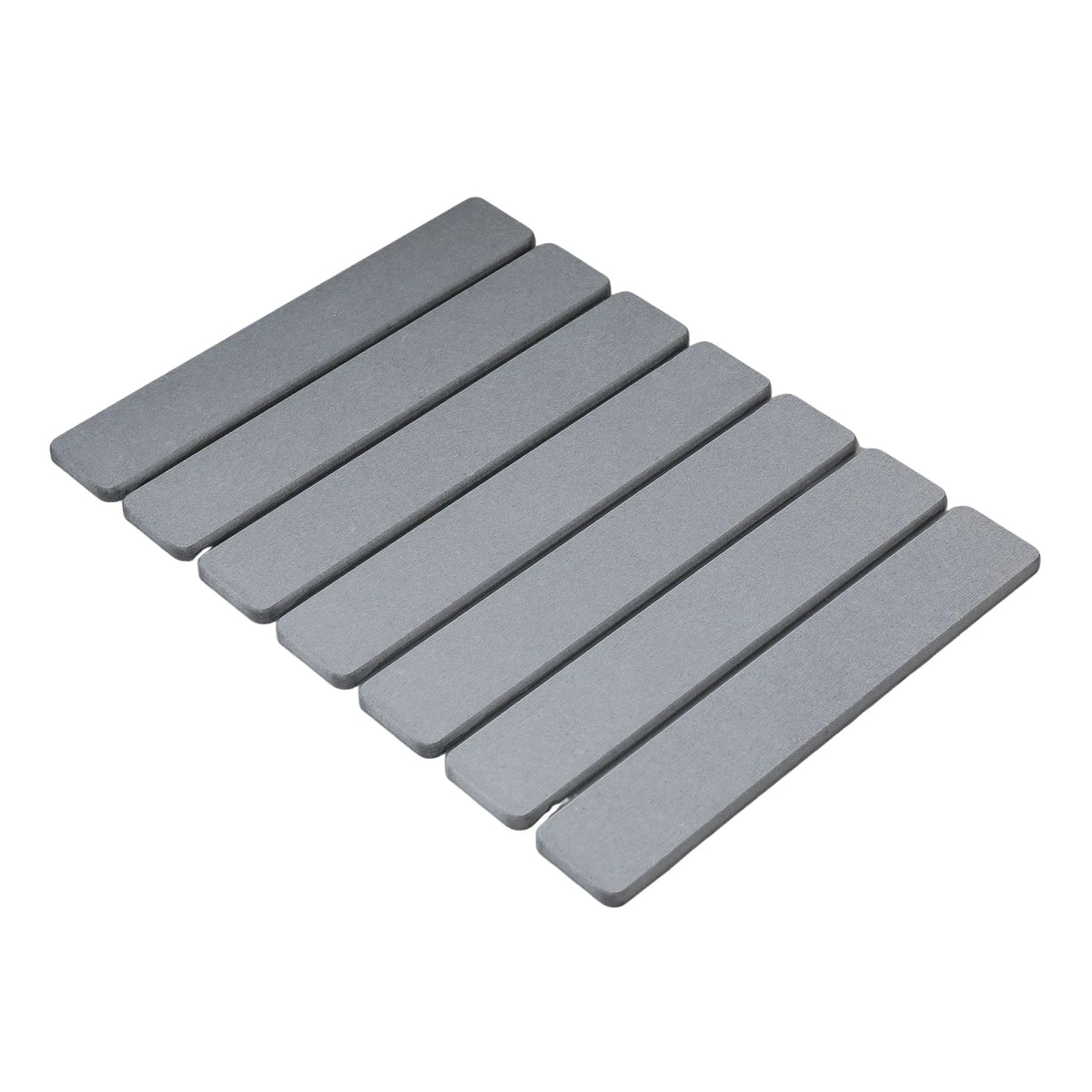Gray foldable diatomite stone dish drying mat