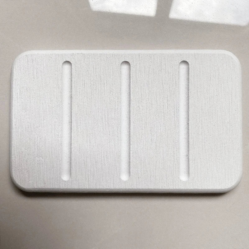 Diatomite Stone Soap Dish – Quick-Dry Bathroom Holder