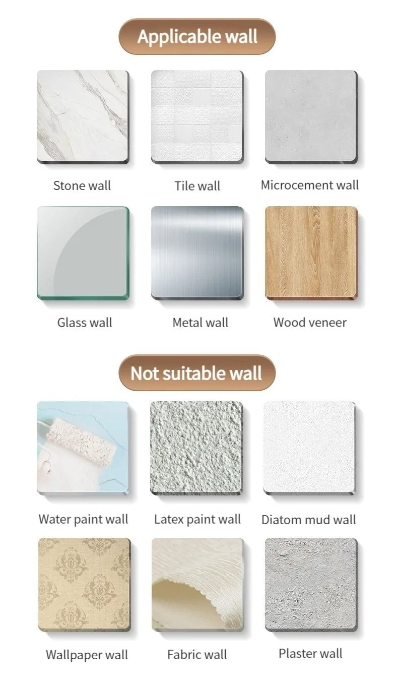 No-Drill Aluminium Bathroom Shower Storage Shelf