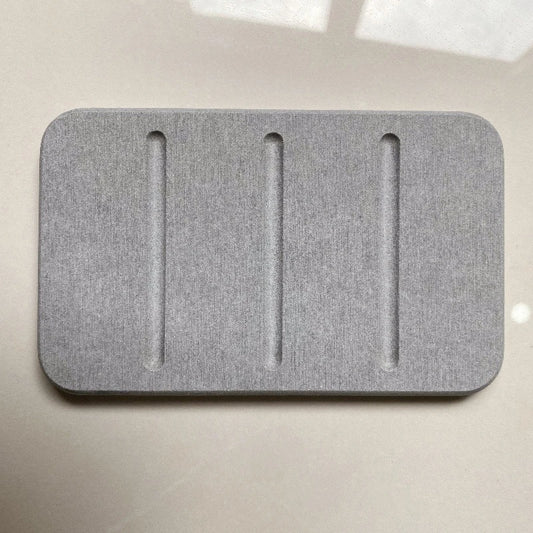 Diatomite Stone Soap Dish – Quick-Dry Bathroom Holder