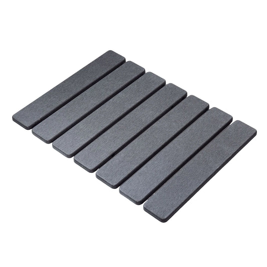 Charcoal foldable diatomite stone dish drying mat