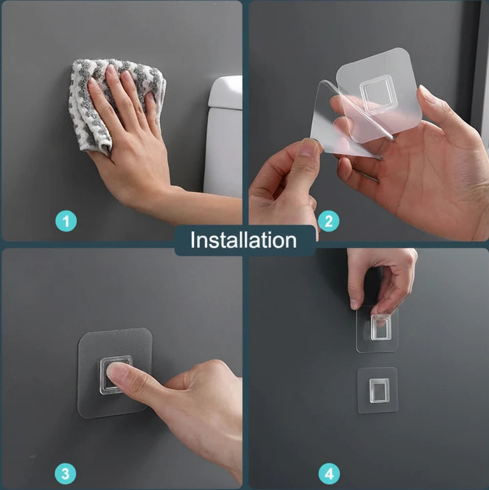 Wall-Mounted Silicone Toilet Brush – Quick-Dry Bathroom Cleaning Brush